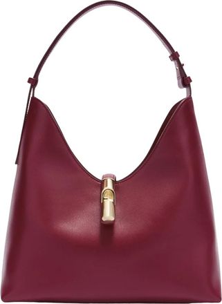 Furla Goccia Schoudertas M - Dames - Schoudertassen - Rood - ONE Size - Leer - Tassen