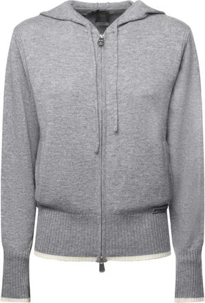 Pinko Pinko, Dames, Sweatshirts & Hoodies, Grijs, Maat: XS Wol