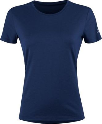 LOEFFLER T-Shirt Merino Light Merinoshirt f&uuml;r Damen | blau