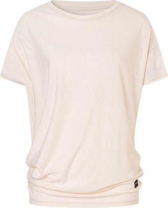 super.natural Yoga Loose Tee T-Shirt f&uuml;r Damen | wei&szlig;
