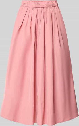 Christian Berg Midirock mit elastischem Bund in Lachs, Gr&ouml;&szlig;e 34