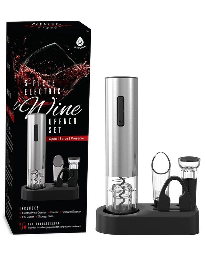 5pc Electric Wine Opener Set