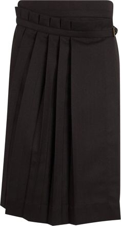 Dries Van Noten Gonna a pieghe - - Skirts - Donna - Marrone - L