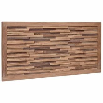 vidaXL Cabecero De Cama Natural Madera De Teca Maciza Vidaxl
