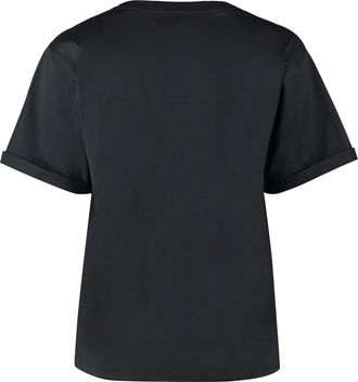Saint Laurent Womens Cotton Crew-Neck T-Shirt Black T-Shirts & Jerseys