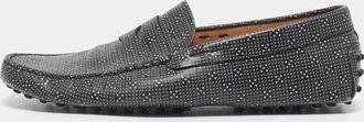 Tod's Tods Two Tone Leather Slip On Driver Loafers