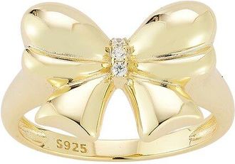 Sphera Milano 14K Gold Plated Cz Ring