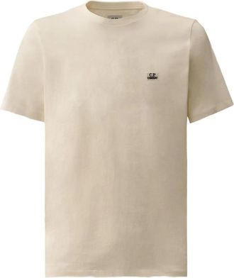 C.P. Company T-shirt in cotone con logo - Toni neutri
