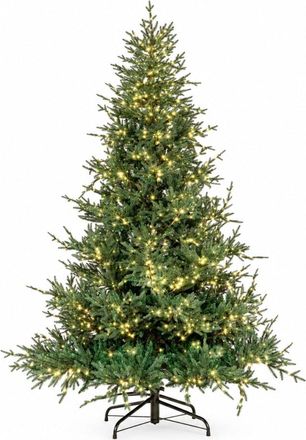 BIZZOTTO &Aacute;rbol de navidad 180 cm, 3353 ramas, 900 micro-led, &oslash; 135 cm