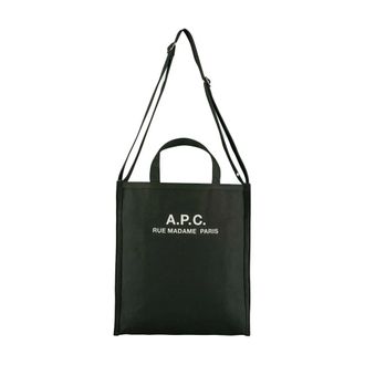 A.P.C. A.p.c. - Recuperation Shopping Bag - Dames - Tassen - Zwart - Maat: ONE Size Katoen