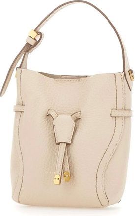 Gianni Chiarini Tassen, Dames, Wit, ONE Size, Leer, Sienna Bucket Bag