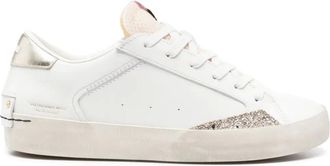 Crime London Sneakers con effetto vissuto - Bianco