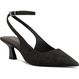 Stuart Weitzman Vinnie 50 Slingback Pump in Charcoal at Nordstrom Rack, Size 7