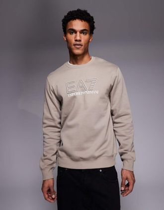 Emporio Armani Armani EA7 - Train Visability - Felpa marrone