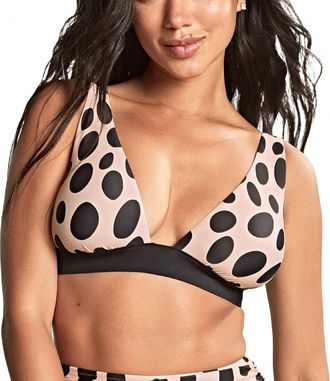 Panache Kara Nonwire Triangle Bikini Top In Amalfi Print