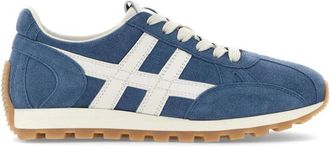 Hogan Denim Sneakers - Dames - Sneakers - Blauw - 36 EU - Denim - Schoenen