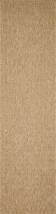 Nazar Rugs Alfombra interior/exterior con aspecto de yute beige 80x300
