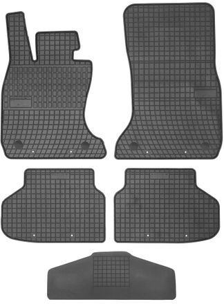 OEM Alfombrillas Frogum Et402317 - Cubierta 200000/1 - Bmw Serie 7 F01 2010-2013 - Espacio Para Los Pies Ms+bmw Velcro Delantero - Instaladas