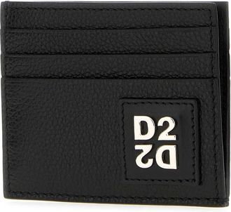 Dsquared2 Leather Card Case - Black