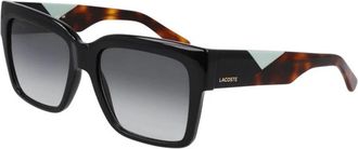 Lacoste L6033S Zonnebril - Dames - Zonnebrillen - Zwart - 55 MM - Accessoires