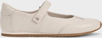 Charles & Keith Jace Leather Mary Jane Sneakers
