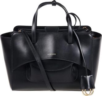 Hidesins Borsa tote Flap M - Nero