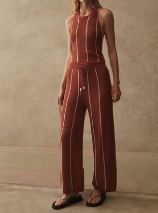 SANCIA Camden Knit Pants In Tuscan