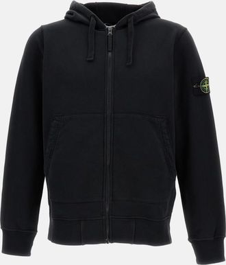 Stone Island Black Logo Hoodie