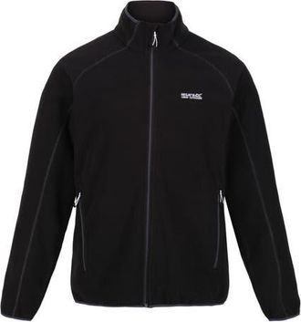 Regatta Hadfield Full Zip Fleece Jacket in Black at Nordstrom, Size 5X-Large