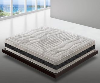 Materassi & Doghe Materassiedoghe - Colch&oacute;n 120x200 De Espuma Viscoel&aacute;stico De 28 Cm De Altura Y 11 &Aacute;reas Diferentes