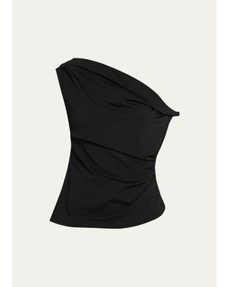 SIMKHAI Zerra Draped Asymmetric Top