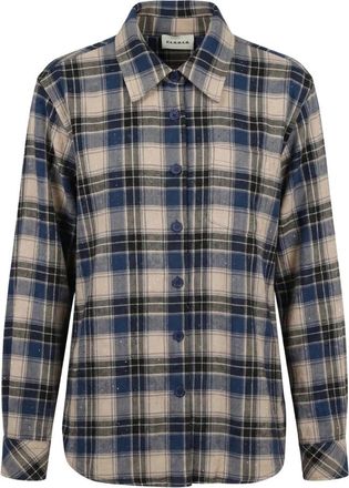 P.A.R.O.S.H. P.a.r.o.s.h., Overhemden, Dames, Blauw, S, Parosh Shirts