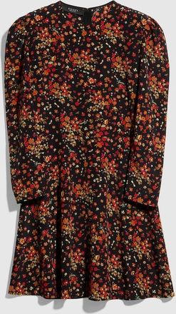 Gucci Printed Silk Dress, Black, Ready-to-wear