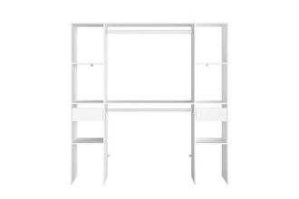 Concept Usine Vestidor 6 estantes + 2 cajones + 2 armarios funcionales