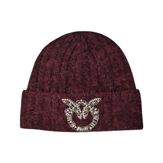 Pinko Beanies - Dames - Hoeden - Rood - ONE Size - Accessoires
