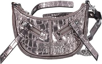 Versace Jeans Couture Tassen.. Grijs - Dames - Schoudertassen - Grijs - ONE Size - Leer - Tassen