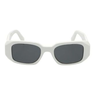 Prada Pre-owned Symbole Zonnebril - Dames - Pre-owned - Wit - Maat: ONE Size