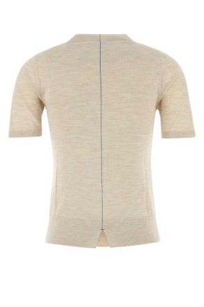 Burberry Wool T-Shirt - Beige