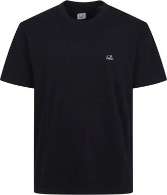 C.P. Company Logo Katoenen T-shirt - Heren - T-shirts - Blauw - M - Katoen - Tops