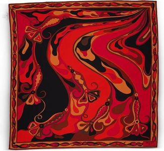 Emilio Pucci Foulard 90X90 In Seta