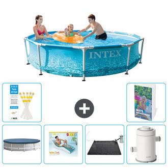 Intex Piscina Con Estructura Redonda - 305x76 Cm - 7-piezas S70