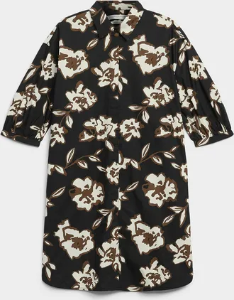 Contemporaine Womens Flower bouquet shirtdress