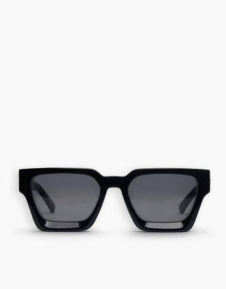 Represent Mens Mens California Uv Protection Square Sunglasses - Black - Size: ONE size