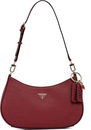 Guess Co Noelle logo-charm shoulder bag - women - Polyurethane/Polyester - One Size - Red