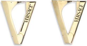 Versace Driehoek Logo Oorbellen