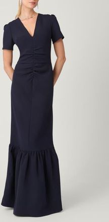 Shoshanna Midnight Stretch Crepe Tracey Dress in Navy at Nordstrom, Size 10