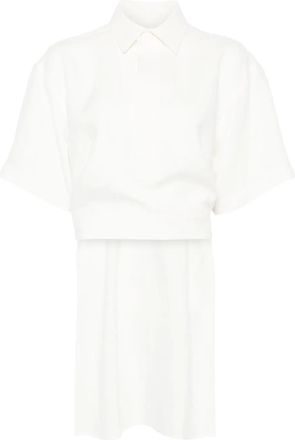 Plan C Camicia in lino - Bianco