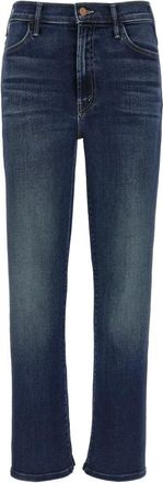 Mother The Hustler Ankle Jeans - Dames - Slim Fit Jeans - Blauw - W31 - Denim - Jeans