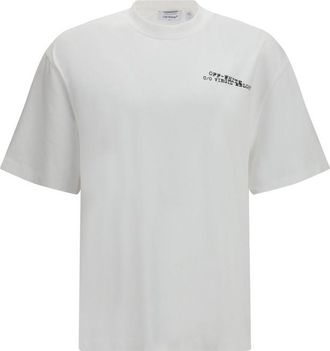 Off-white White Crew Neck T-Shirt