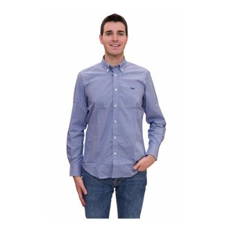 Harmont & Blaine Overhemd - Heren - Casual Overhemden - Blauw - L - Katoen - Overhemden